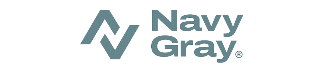 navy gray logo