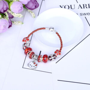 red themed neckless
